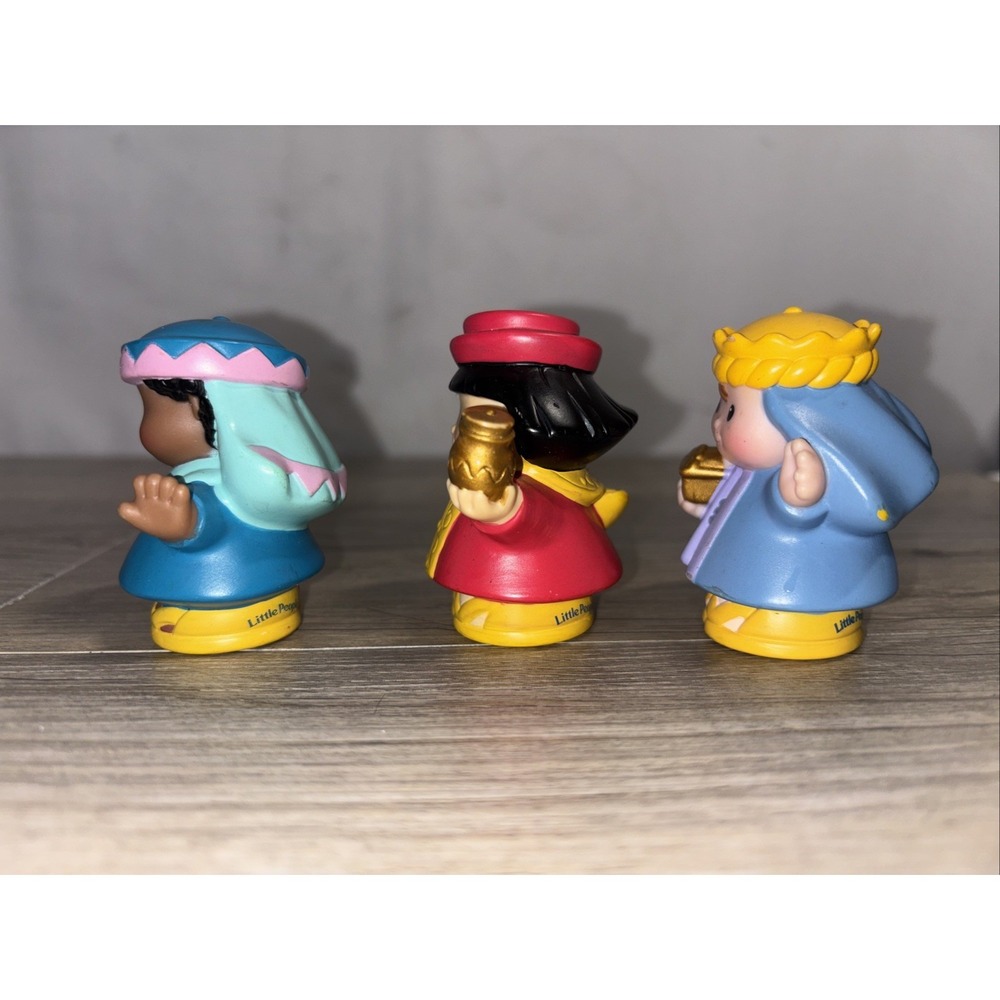 3 Fisher Price Little People Nativity Scene Manger Christmas Wiseman Play - Picture 3 of 9